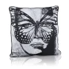 Kuddfodral Secret Butterfly jacquard 65x65cm