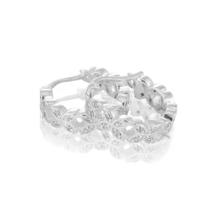 Sparkling ellipse mini örhängen creol - S