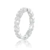 Sparkling ellipse mini ring