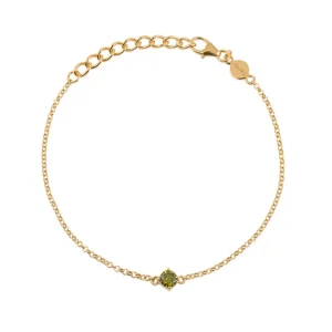 Time to glow mini armband - green