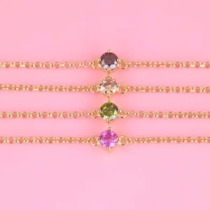 Time to glow mini armband - green
